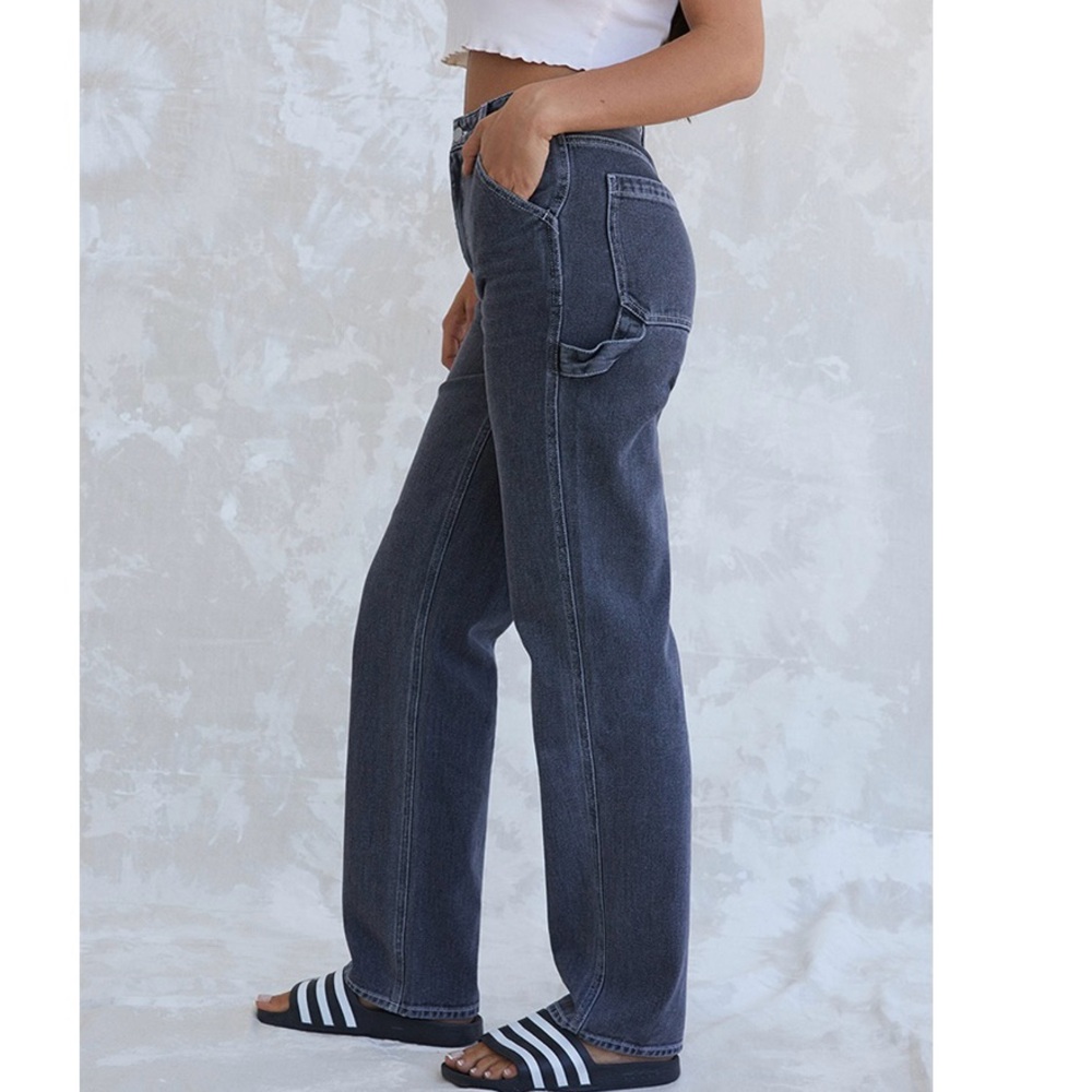 PacSun 90’s Boyfriend Carpenter Jeans in Black - Picture 8 of 15